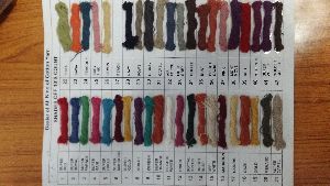 All dyed yarn
