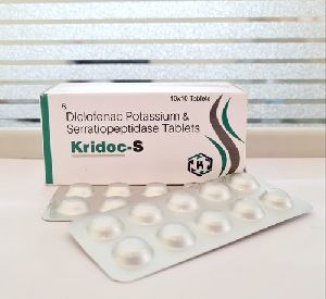 Diclofenac Potassium and Serratiopeptidase Tablets