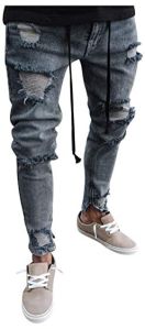 Mens Bikers Cut Jeans