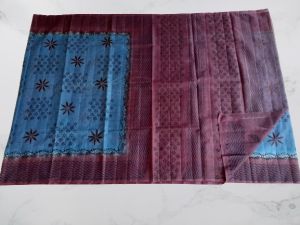 kalamkari screen printing sarees