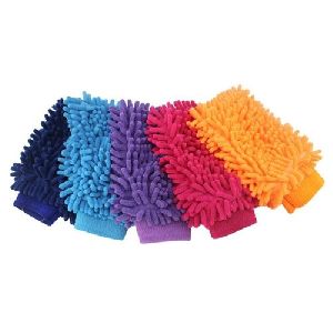 Microfiber Cleaning Hand Gloves