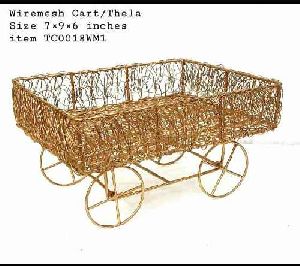 WireMesh tray cart platter