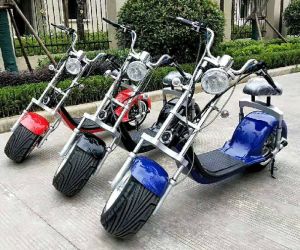 2000W Electric Wide Fat Tire Scooter Chopper