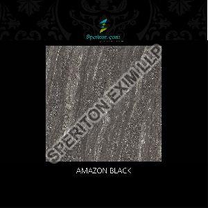 Amazon Dark Series Black Double Charge Vitrified Tiles