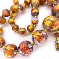 Gold Foil Beads