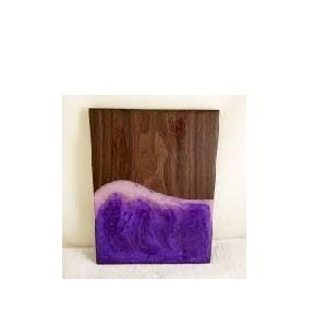 NATURAL WOOD AND RESIN MADE CHOPPING BOARD FOR HOME KITCHEN