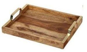 WOODEN SEVING TRAY IN DIFFERENT STYLE AND SHAPE MADE NATURAL ACACIA WOOD