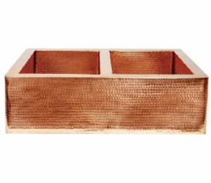 Copper Double Bowl Kitchen Sink