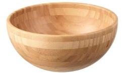 Round Wooden Bowl