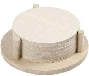 Wooden Round Coasters