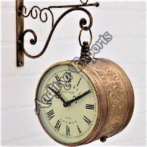 Brass Victorian Clock