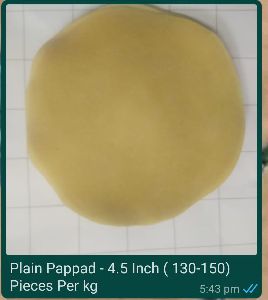 Round Papad / Appalam