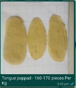 Tongue Papad / Appalam
