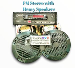 FM STEREO WITH HEAVY SPEAKERS