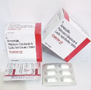 Amoxicillin Potassium Clavulanate and Lactic Acid Bacillus Tablets