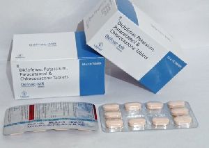 Diclofenac Potassium Paracetamol and Chlorzoxazone Tablets