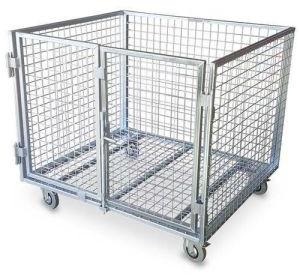 SS Cage Trolley With Wheels