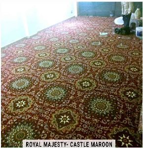 Castle Maroon Luxury Carpet