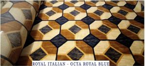 Octa Royal Blue Luxury Carpet