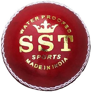 Leather Cricket Ball Red, 4 Piece, Test Match Ball