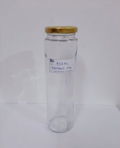 450 ml Glass Bamboo Jar