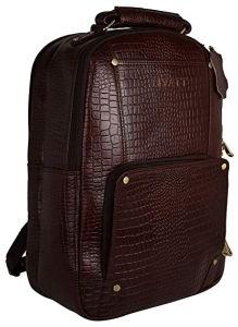 Leather Laptop Backpack