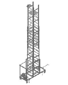 Erect Tower Extension Ladder
