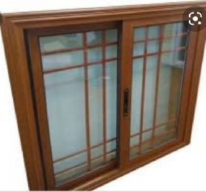 Horizontal Wooden Window