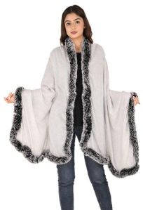 faux fur shawl