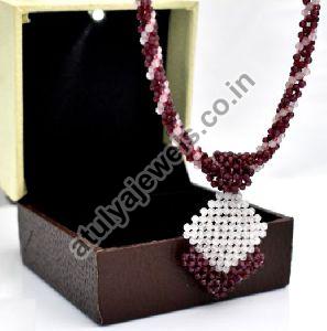 Rose Quartz & Garnet Necklace