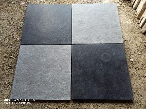 Black and Grey Leather Finish Stone