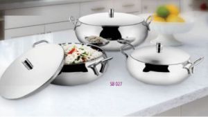 3 Pcs Steel Handi Set