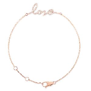 Gold Diamond Love Bracelet