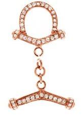 Rose Gold Diamond Toggle Lock