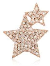 Rose Gold Star Diamond Pendant