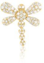 Yellow Gold Butterfly Diamond Pendants