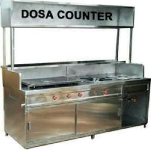 Stainless Steel Dosa Display Counter