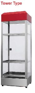 Tower Round Glass Display Counter