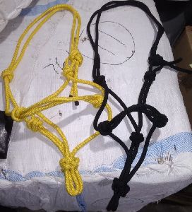 PP Rope Bridles yellow and black