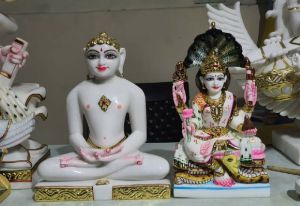 Marble Jain Mahaveer Statue