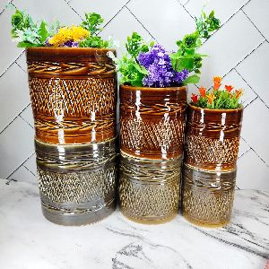 Outdoor ceramic planter pot i