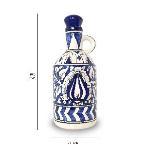 KHURJA CERAMIC Ceramic Bottle For Home Kitchen