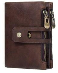 Leather Mens Trifold Wallet