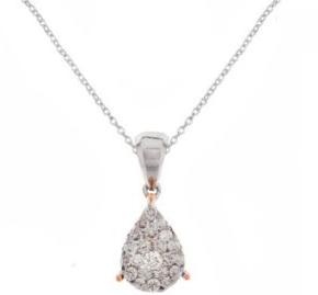 14K Gold and 0.56ct Diamond Pendant