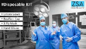 ZSA Hospital OT Disposable Gown Kit