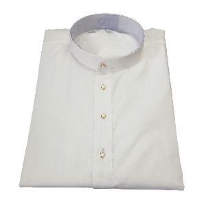 Men's white cotton kurta pajama set