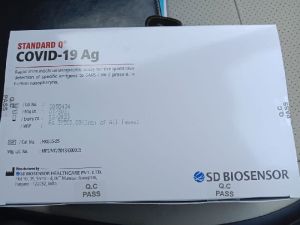 SD Biosensor Covid-19 Antigen Rapid test kit TGA approved