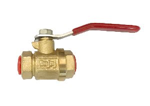 Brass Dc Ball Valve Two Piece Design