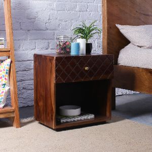 Sheesham Wood Bedside Table