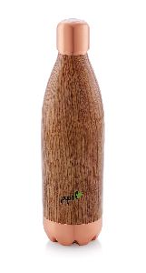 Copper Bottle Wooden Finish